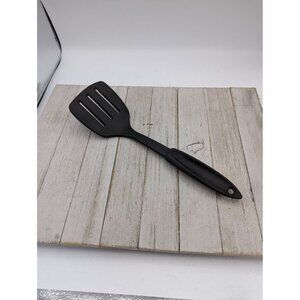 Slotted Black Nylon Spatula Flipper 11 3/4"